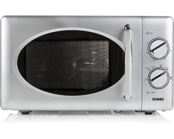 DOMO DO3025 Microgolfoven/magnetron solo - 25 L - 900 W - Retro - Grijs