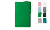 Ocean Green jersey hoeslakens van 100% zachte katoen 70 x 140 cm