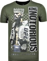 King Notorious - Zomer T shirt Mannen - 6324G - Groen