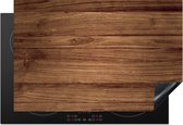 KitchenYeah® Inductie beschermer 78x52 cm - Bruin - Houtlook - Afdekplaat voor kookplaat - Inductieplaat mat - Beschermingsmat - Beschermplaat - Keuken bescherm decoratie - Afdek kookplaten