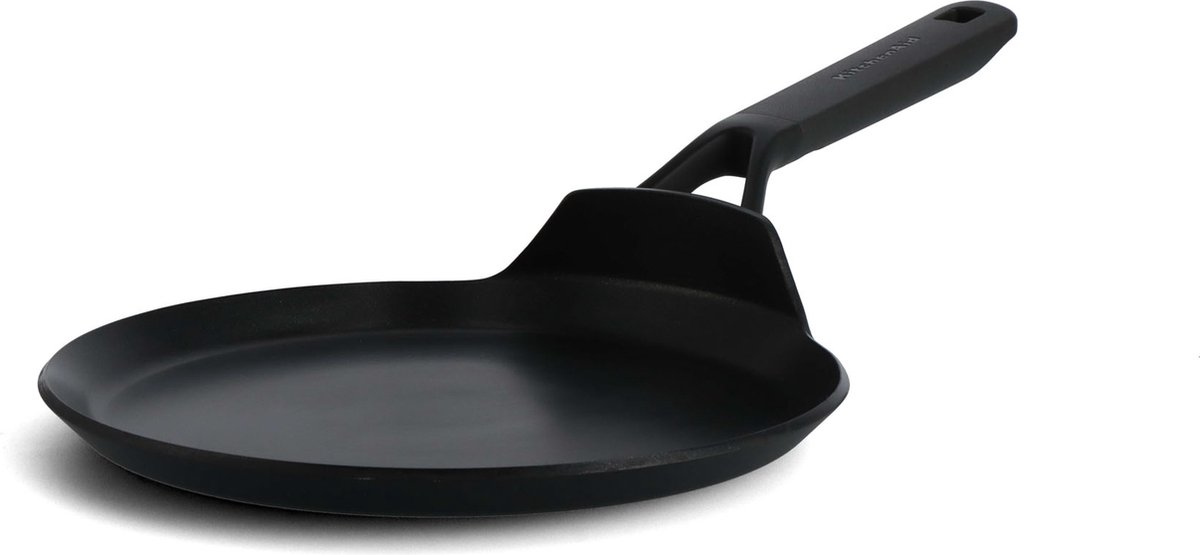 KitchenAid Classic Forged Aluminium pannenkoekenpan ø24cm - zwart - inductie - anti-aanbak - PFAS-vrij