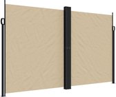 vidaXL - Windscherm - uittrekbaar - 200x600 - cm - beige