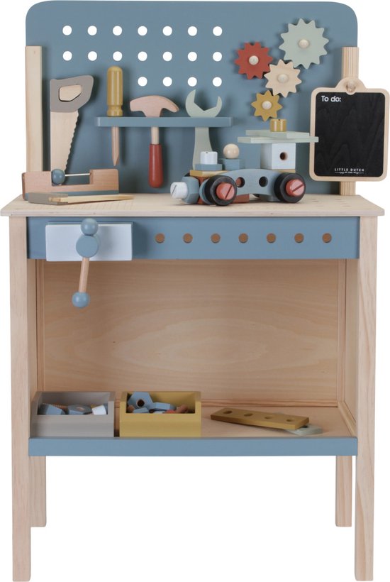 Little Dutch Werkbank - 86 x 30.5 x 44 cm - FSC