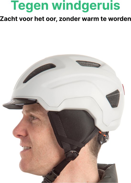 Cache-Oreilles GOOFF Anti-Bruit Vent – Compatible Tous Casques – Idéal Vélo Électrique & Speed Pedelec – Doux & Respirant