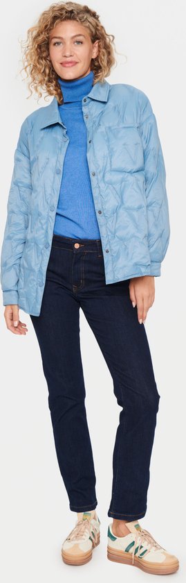 Saint Tropez CaddySZ Jacket Dames Jas - Windward Blue - Maat S