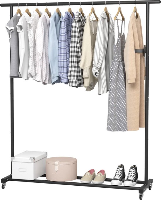 Buzowruil Standard clothes rail easy to roll up metal, freestanding Buzowruil Standard clothes rail easy to roll up metal, freestanding