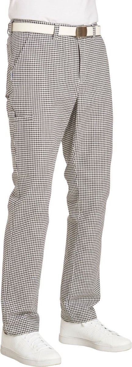 Leiber Herren Koch-/Bäckerhose 12/7460/25 Schwarz/Weiß-44