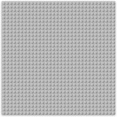 Brixies Bouwplaat | Grondplaat 32x32 noppen - Geschikt voor Lego Classic Bouwstenen - Licht grijs