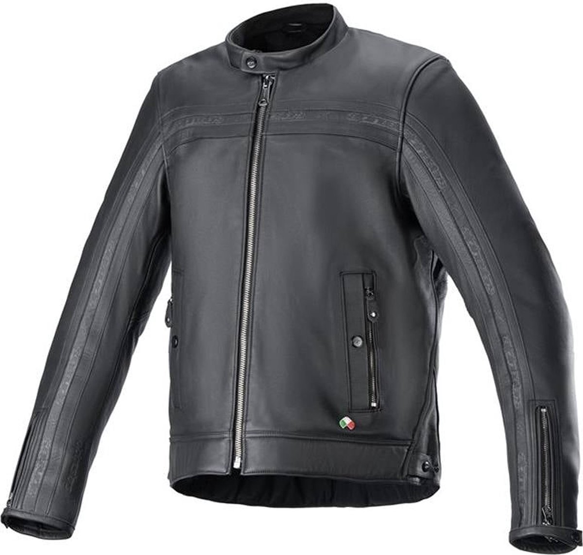 Alpinestars Dyno Leren Jas Zwart Zwart - Jas