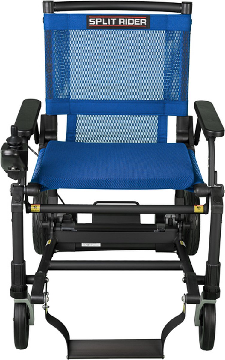 Goedkoopste SplitRider Ultra Light blauw - 8,6 kg - Opvouwbare Elektrische Rolstoel