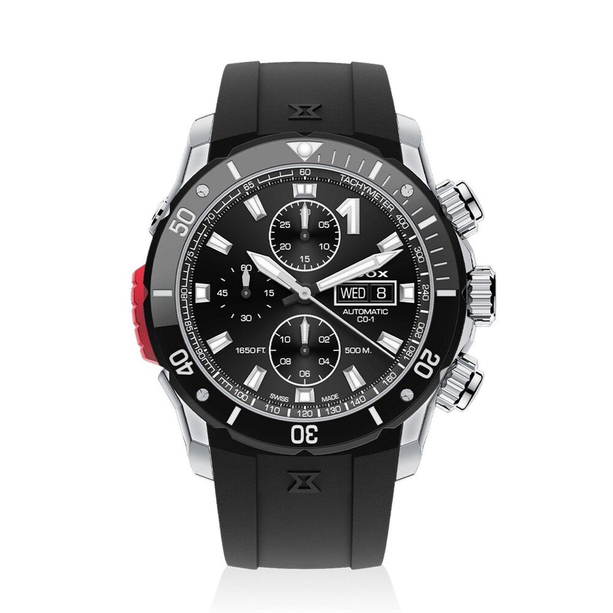 Edox - 01128 3NRCA NN - Polshorloge - Heren - Automatisch - CO-1 Chronograph