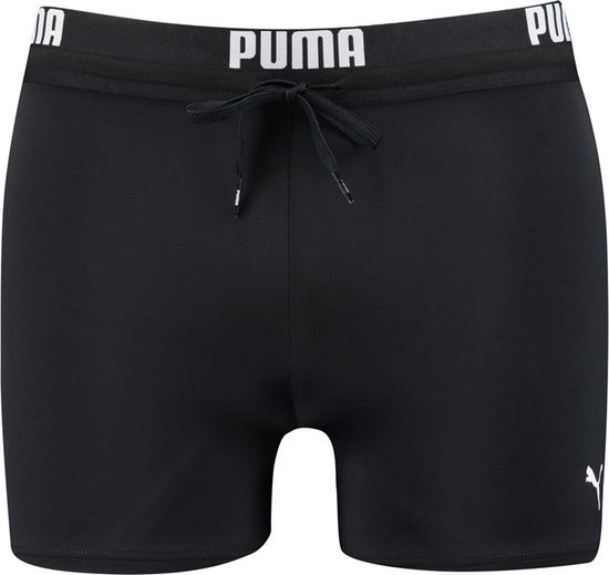 PUMA Swim Logo Trunk Heren Zwembroek - zwart - Maat XXL