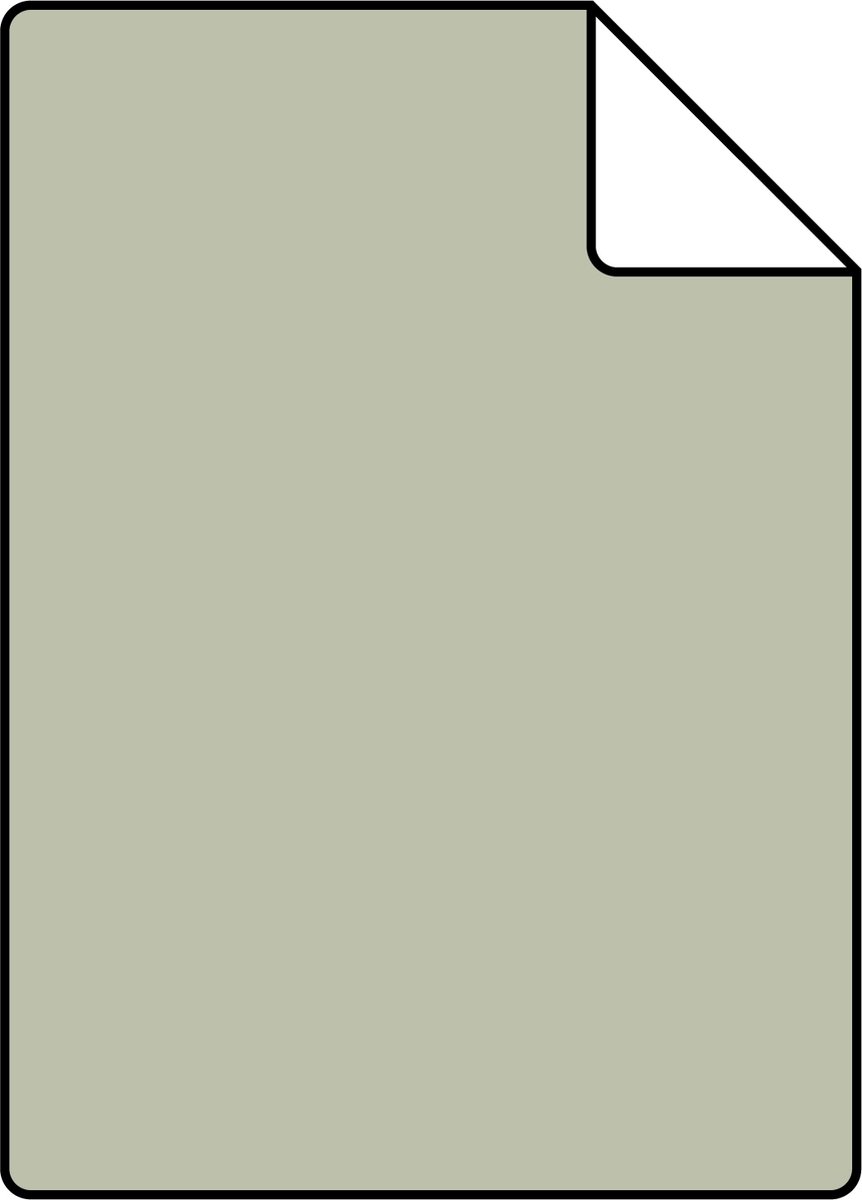 Proefstaal ESTAhome muurverf mat licht vergrijsd groen - 21 x 26,5 cm - 191020