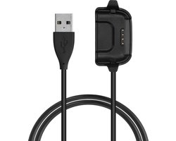 kwmobile USB-oplaadkabel geschikt voor Willful ID205 / Yamay SW020 kabel - Laadkabel voor smartwatch - in zwart