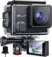 Vlog Camera voor Beginners - Videocamera voor Kinderen en Volwassenen - Handycam - 4K Kwaliteit