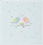 GOLDBUCH GOL-24562 TURNOWSKY Babyalbum LOVING BIRDS boy (zonder tekst) als Fotoboek, 25x25 cm, 60 witte bladzijden