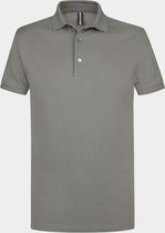 Profuomo slim fit heren polo - olijfgroen - Maat: XL