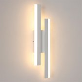 Goeco wandlamp - 40cm - Groot - LED - 16W - 1800LM - 3000K - warm wit licht - acryl - metaal - voor woonkamer, slaapkamer, trap, hal