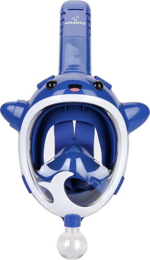Vitare Full Face Snorkel Mask for Adults and Children, Snorkel Mask with Camera Mount, 180° Widescreen Diving Mask, Snorkel Set with Anti-Fog and Anti-Leak Technology - L/XL S/M XS