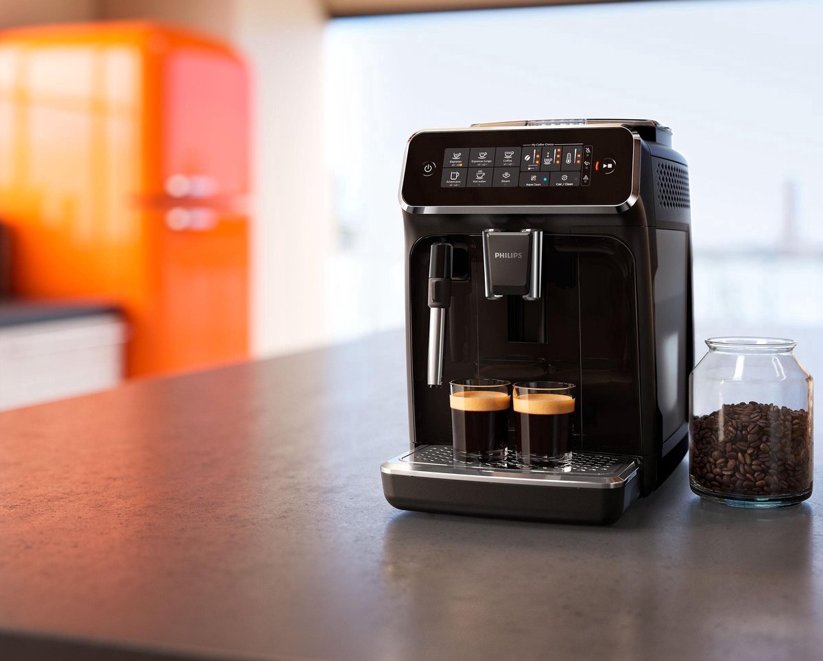 Philips 3300 Series EP3321/40 - Espressomachine - 4 Soorten Koffie + Heet Water - Zwart - + AquaClean Filter — afbeelding 2