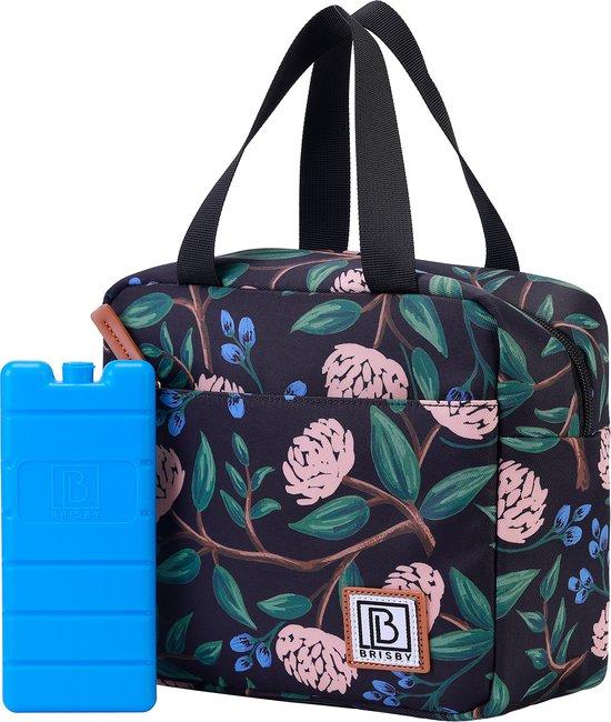 Brisby Sac isotherme 4 couches – Sac à déjeuner 4 litres – Fleur de la Passion