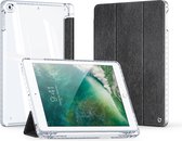 Dux Ducis - Tablet hoes geschikt voor Apple iPad 9.7 (2017/2018) - Unid Tri-fold Case - Met Pencilhouder en Auto/Wake Functie - Zwart