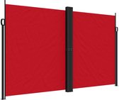 vidaXL - Windscherm - uittrekbaar - 200x1000 - cm - rood