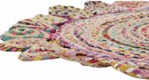 Tapijt DKD Home Decor Multicolour Arabisch (150 x 150 x 1 cm)