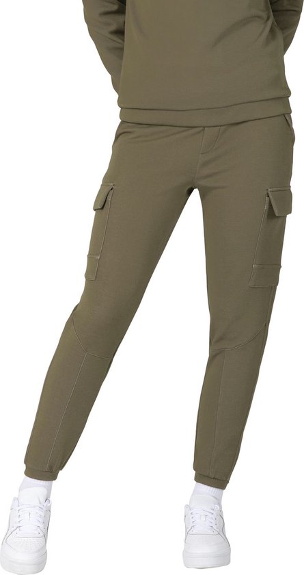 TIMEZONE Dames Cargo Broek REGULAR RAKIMATZ 7/8 regular/straight Olijf M Volwassenen