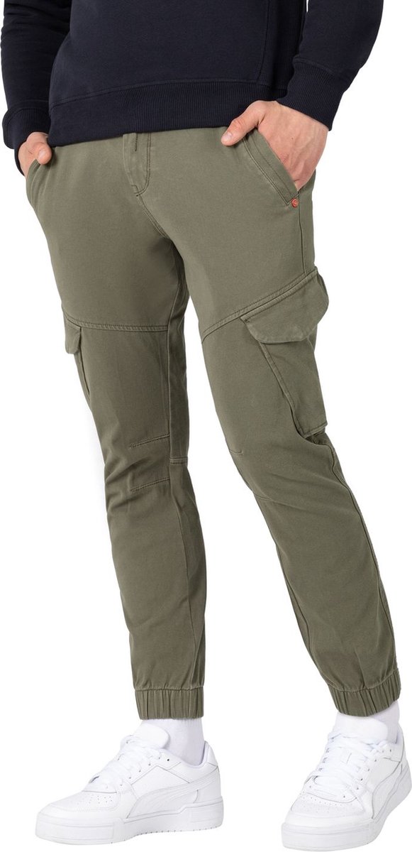 TIMEZONE Heren Cargo Broek REGULAR BROOKLYNTZ regular/straight Olijf 33W / 32L Volwassenen