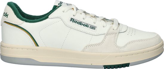 Reebok PHASE COURT - Heren Sneakers - Wit/Groen - Maat 45