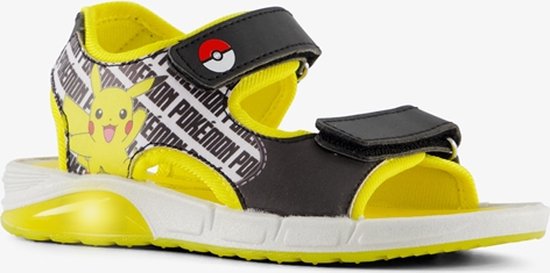 Pokemon jongens sandalen pikachu met lichtjes - Geel - Maat 28