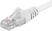 Câble patch Qost UTP CAT5e - Wit - 0 mètre - Avec connecteurs RJ45