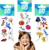 Set Kleurrijke Bloemenstickers, Stickers voor Kinderen