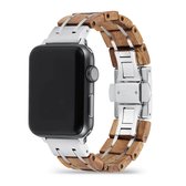 Apple Watch Band - Koa Hout en Staal 42-45 mm