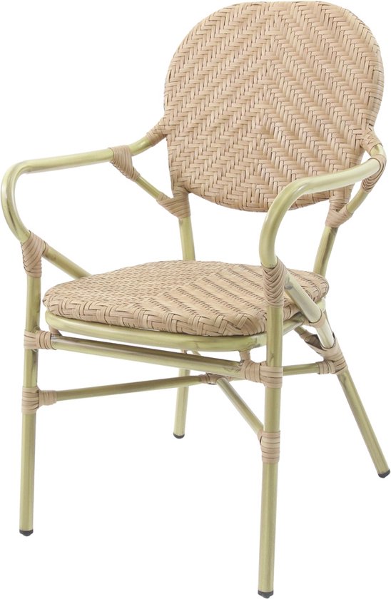 Foto: Bistrostoel naturel rotan 56x64x89cm tango giga meubel