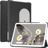 ebestStar - Hoes voor Google Pixel Tablet, Slanke Design PU Lederen Etui, Automatische Slaap/Wake, SmartCase hoesje, Zwart