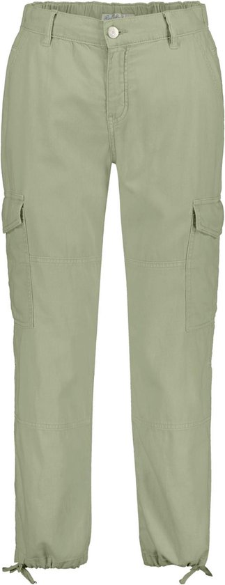 Red Button Broek Conny Cargo Cotton Linen Srb4167 Tea Green Dames Maat - W34