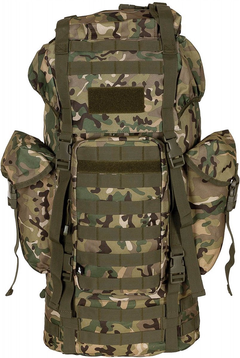 MFH Bundeswehr Molle Combat-rugzak, 65l, aluminium frame, MTP operation-camo