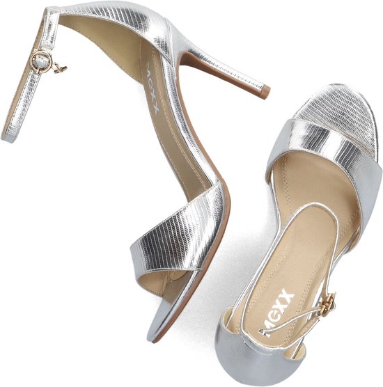 Mexx Leyla Sandalen - Dames - Zilver - Maat 40