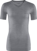 FALKE dames T-shirt Wool-Tech Light - thermoshirt - grijs (grey-heather) - Maat: M