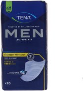 TENA Men Active fit Level 2, 20 stuks . Voordeelbundel met 3 verpakkingen