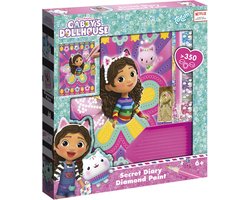 Gabby's Poppenhuis Totum geheim dagboek met slot vriendenboek secret diary - notitieboek speelgoed meisjes Gabby's Dollhouse - knutselen diamond painting cadeau