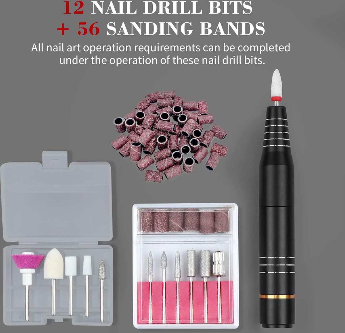 Goedkoopste Nagelvijl voor Acryl-, Gel- en Natuurlijke Nagels 20,000 RPM