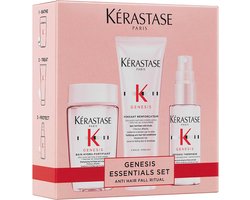 Kérastase Genesis Geschenkset - Discovery Mini Trio - Anti-haaruitval shampoo 80ml, Conditioner 75ml & Leave-in hittebeschermer 45ml - voor zwak haar, gevoelig voor uitvallen