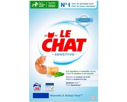 Le Chat Marseille & Aloe Vera Waspoeder (Voordeelverpakking) - 4 x 2.28 kg (152 wasbeurten)