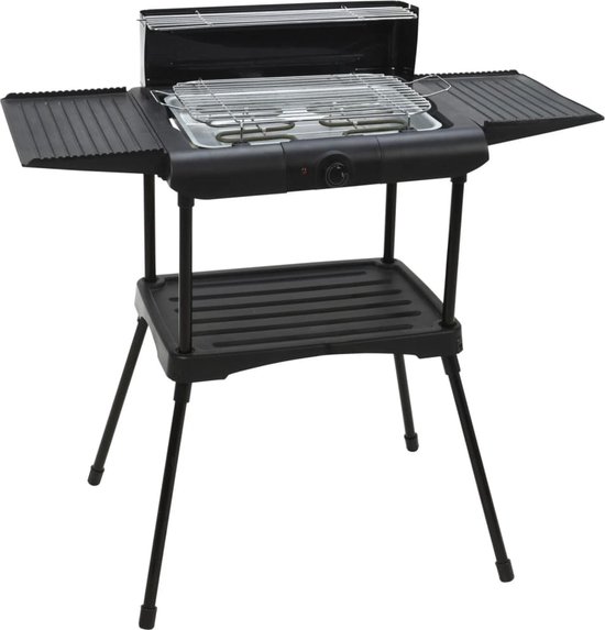 Excellent Electrics Elektrische Barbecue - Grilloppervlak (LxB) 36x24 cm - 2000W - Zwart