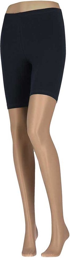 Korte dames legging - Katoen - Navy - XXL - Korte legging - Korte legging katoen dames - Broekje voor onder jurk - Lange onderbroek dames
