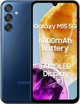 Samsung - Galaxy M15 5G - 128GB - blauw