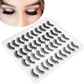 Faux cils - 20 paires - 3 styles mélangés - Look Natural moelleux